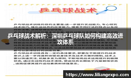 乒乓球战术解析：深圳乒乓球队如何构建高效进攻体系